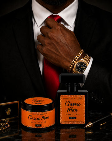 Classic Man Whipped Body Butter and Cologne Set